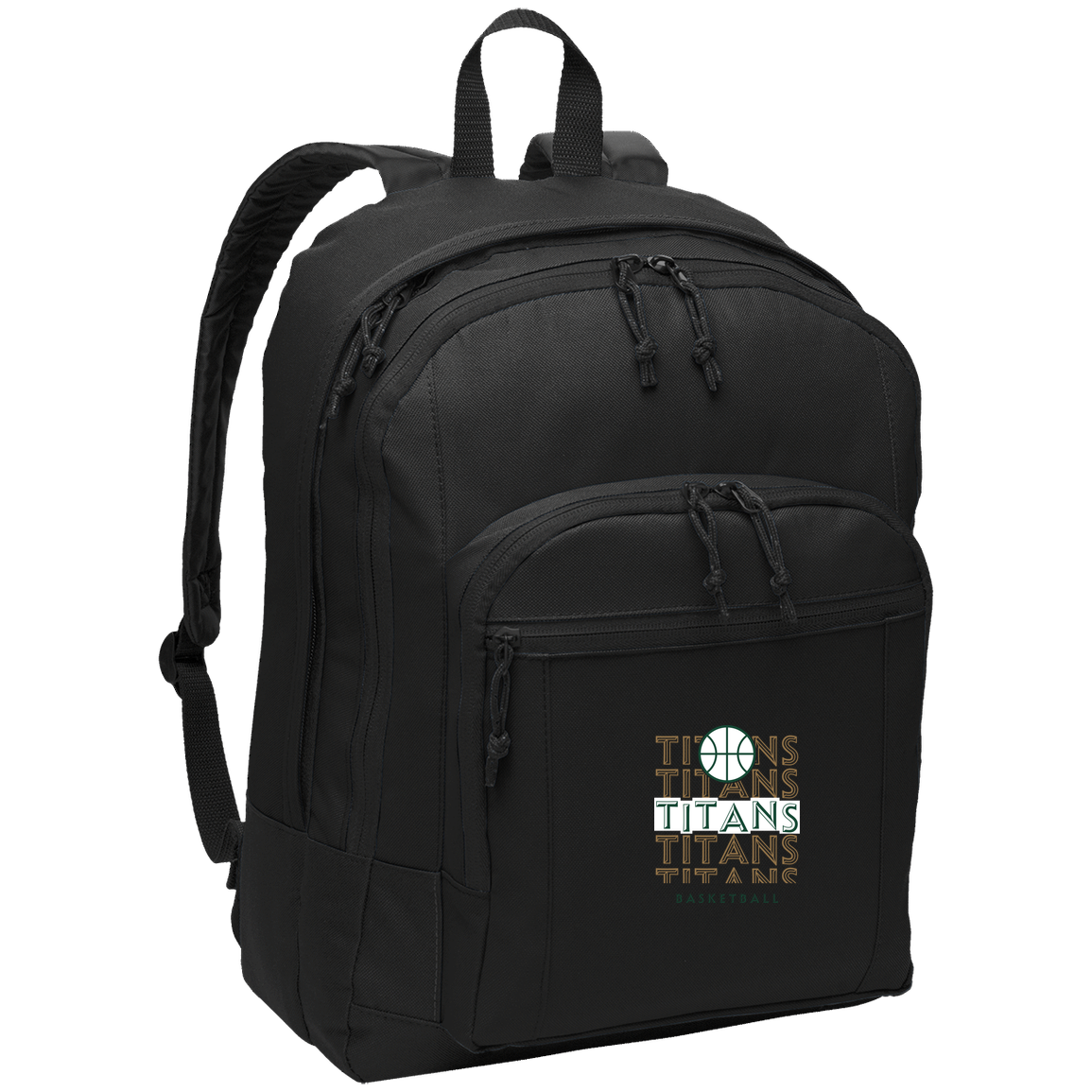 tc-titans-echo-highlight-port-authority-basic-backpack — Black — Front — source sha256 20aff8506f22f0c6059547c8ff9196fc1b46abd6785340f755ac673f8799f529 — Color position 1