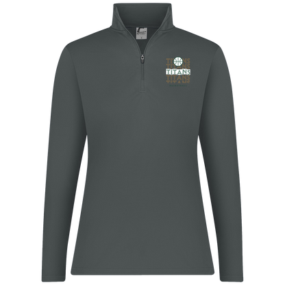 tc-titans-echo-highlight-c2-womens-1-4-zip-pullover — Graphite — Front — source sha256 a49b48899edde6a62eaad655c3ac542980aeb278bcfd0265b20dcac6cfc7801e — Color position 4