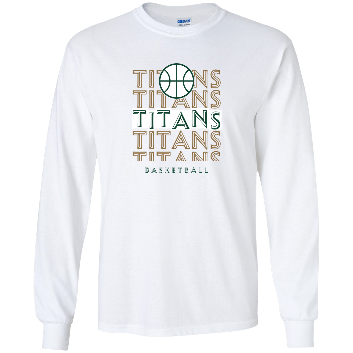 tc-titans-echo-highlight-gildan-youth-ls-t-shirt — White — Front — source sha256 c61521fa48ac55fc82236c4e363a8aa7b7357aeef8bca91a1a9bdbf425c18fa9 — Color position 2