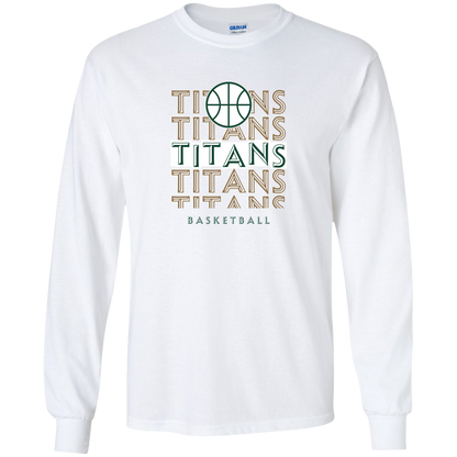tc-titans-echo-highlight-gildan-youth-ls-t-shirt — White — Front — source sha256 c61521fa48ac55fc82236c4e363a8aa7b7357aeef8bca91a1a9bdbf425c18fa9 — Color position 2