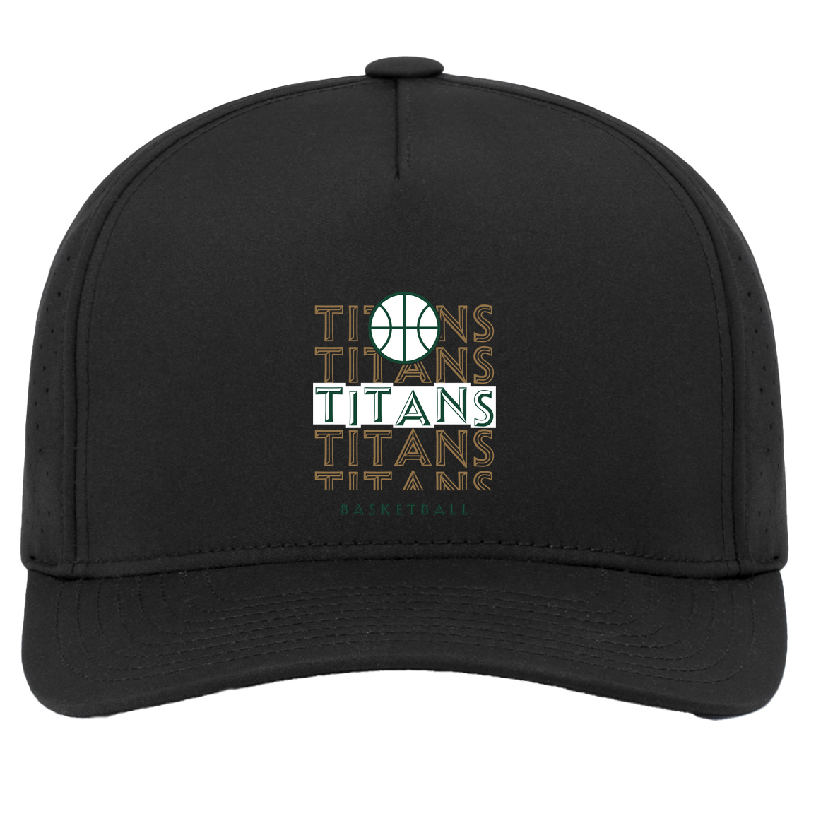 tc-titans-echo-highlight-pacific-headwear-weekender-perforated-snapback-cap — Black — Front — source sha256 c90dbc3c765fb919c1c09250b375c9caa6066baa94d63a3a0e5c941d530b4004 — Color position 2