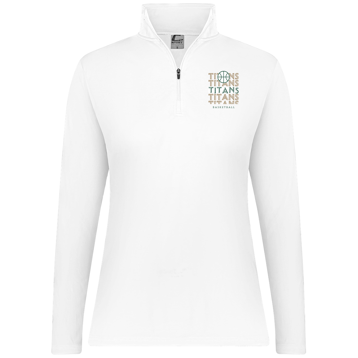 tc-titans-echo-highlight-c2-womens-1-4-zip-pullover — White — Front — source sha256 fb80753bf2e881f5f06f4f62d8e5348a871ab3be6f7a8aed06bb45f7822220b9 — Color position 3