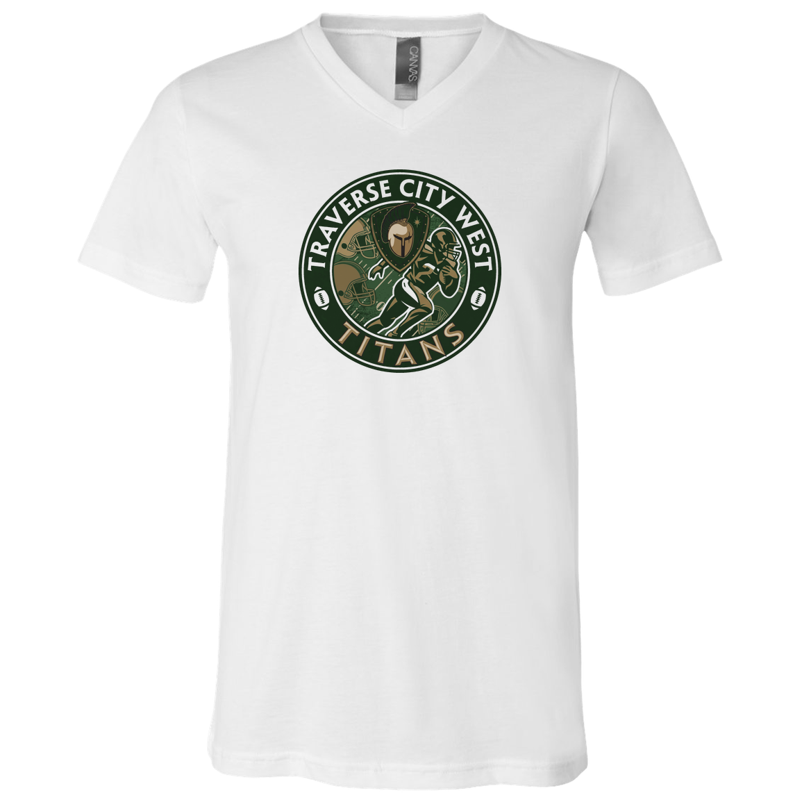 tc-titans-football-breakaway-bella-canvas-unisex-jersey-ss-v-neck-t-shirt — White — Front — source sha256 2b1caf2bc8941337a15782e3baaaad3b62d83517f913d8539cdf254d1601779a — Color position 1