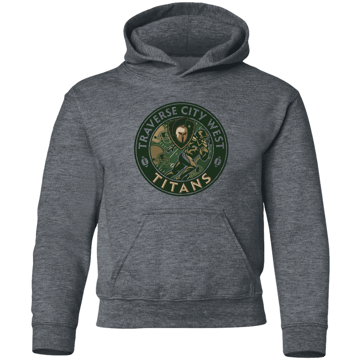 tc-titans-football-breakaway-gildan-youth-pullover-hoodie — Dark Heather — Front — source sha256 75981b5a841c14997d5209dfe37221bcdacbe5d5e5e5288847c0b28f193a0077 — Color position 4