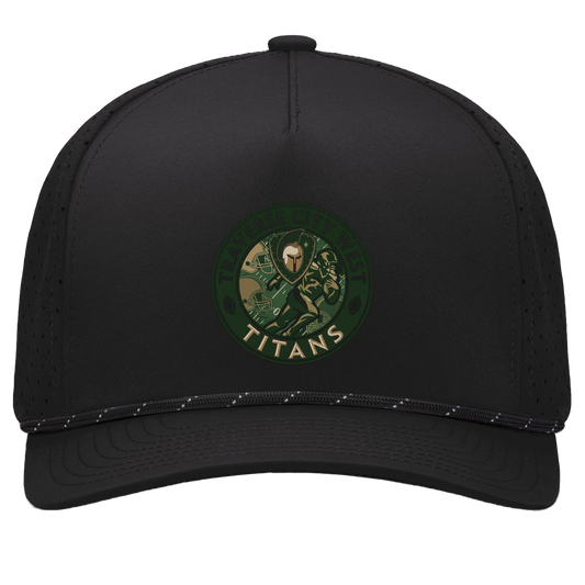 tc-titans-football-breakaway-pacific-headwear-weekender-perforated-snapback-cap — Black/Black — Front — source sha256 8ebaf816763d14fe682f0ccef19b33892a856835c7822ff8005a6476c6388a2d — Color position 1