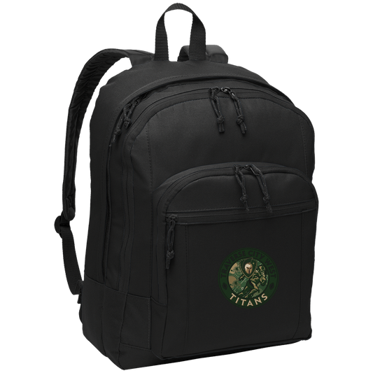 tc-titans-football-breakaway-port-authority-basic-backpack — Black — Front — source sha256 9fcaa1f9278281e16901c7a97eaed1d9c09890559314cc1cfad8577626869b9d — Color position 1