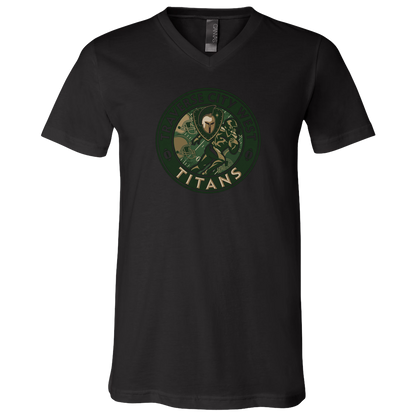 tc-titans-football-breakaway-bella-canvas-unisex-jersey-ss-v-neck-t-shirt — Black — Front — source sha256 d726462dd5f0d8e3039e7e28c1133c9be1395be23b4e99894ee452e2045f7685 — Color position 2
