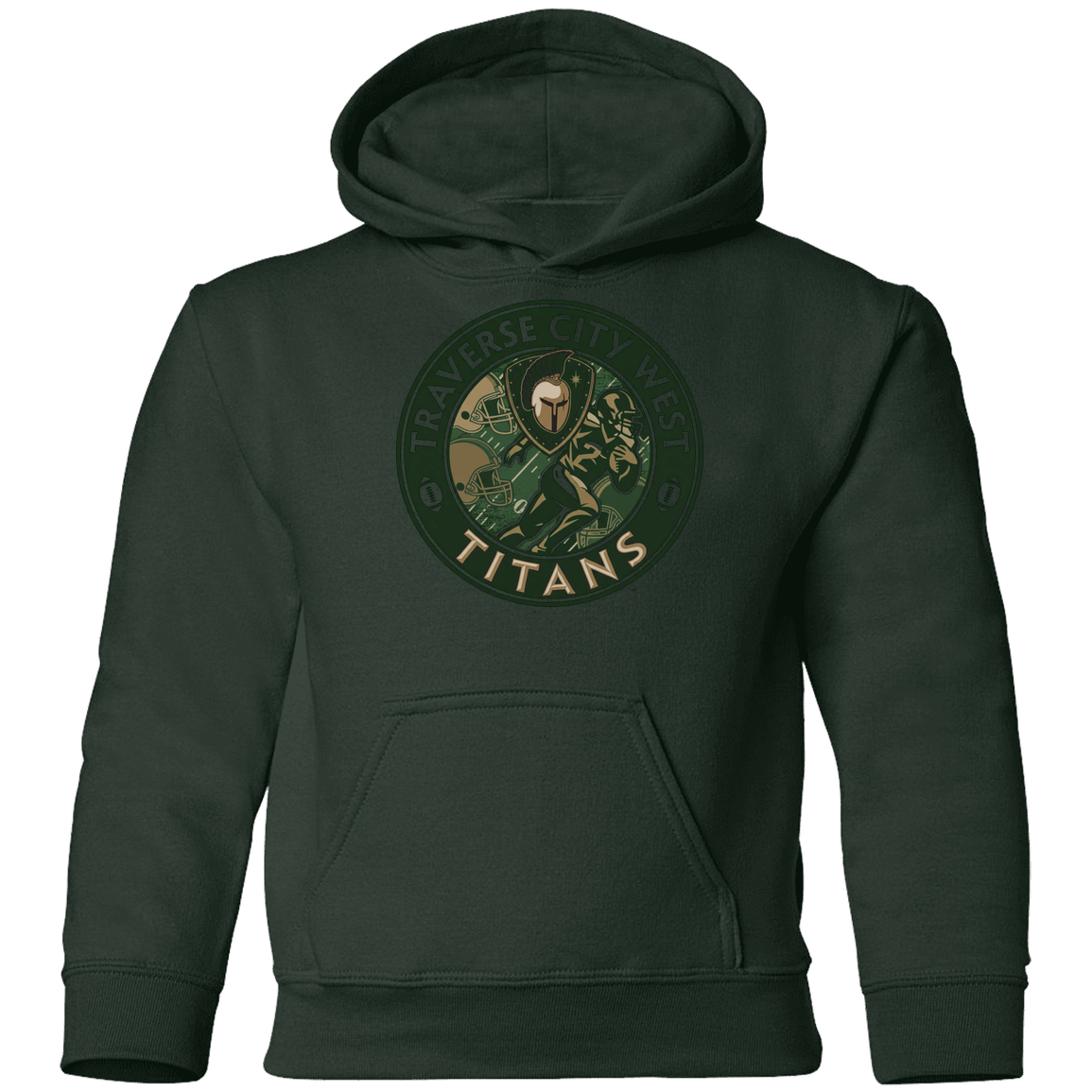 tc-titans-football-breakaway-gildan-youth-pullover-hoodie — Forest Green — Front — source sha256 eb955ec1d38b025c56bc88ce03fc32609fd623b15937183b789eab3f6c0fd407 — Color position 5