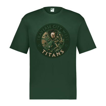tc-titans-football-breakaway-c2-mens-performance-short-sleeve-tee — Dark Green — Front — source sha256 f6b9d631fb6b6c0837a4d43eb80278c8a839ce724b1afec0e3b852410ba46659 — Color position 5