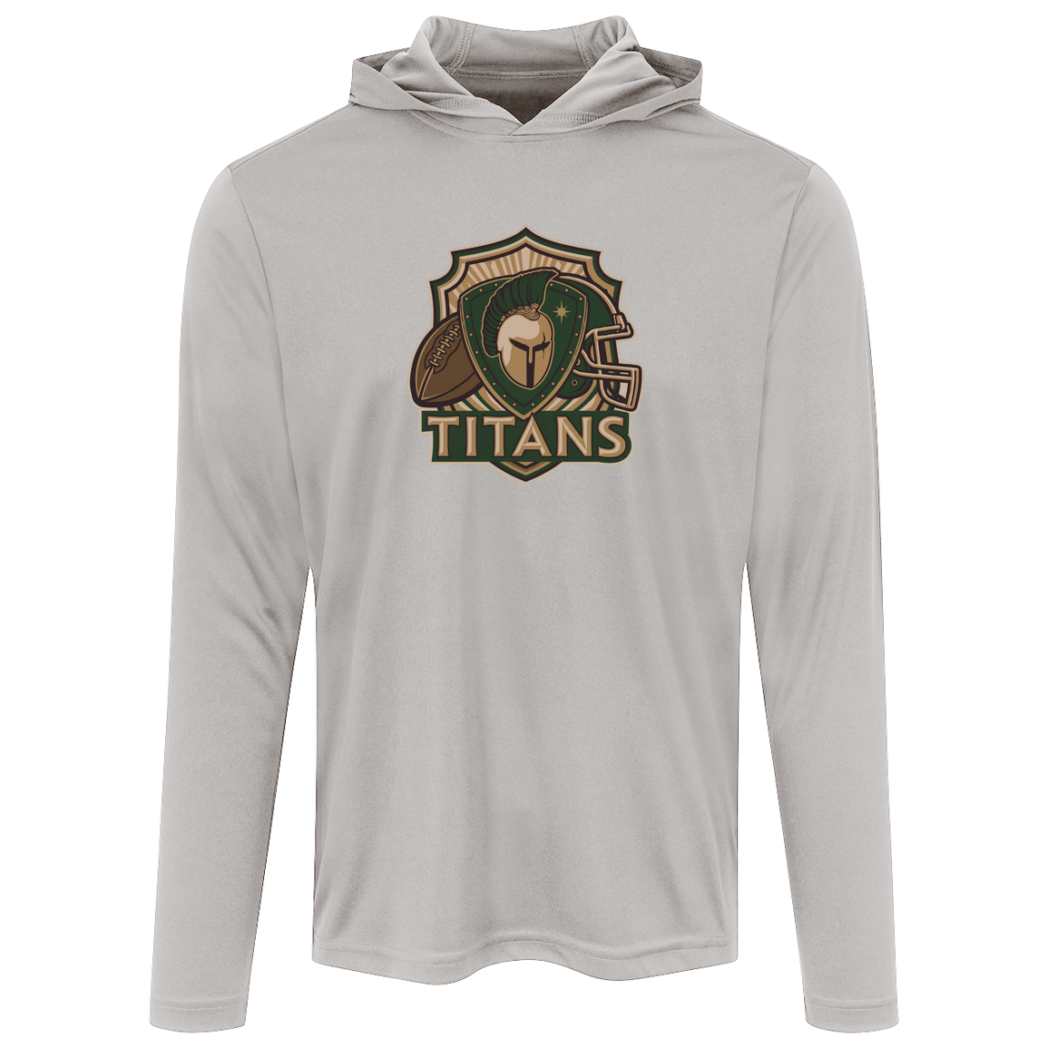 tc-titans-football-crest-v2-sport-tek-mens-competitor-hooded-tee — Silver — Front — source sha256 1fda744496f64e25cc35ba1270fc278666a0bc3d734973a85705e63372500836 — Color position 3