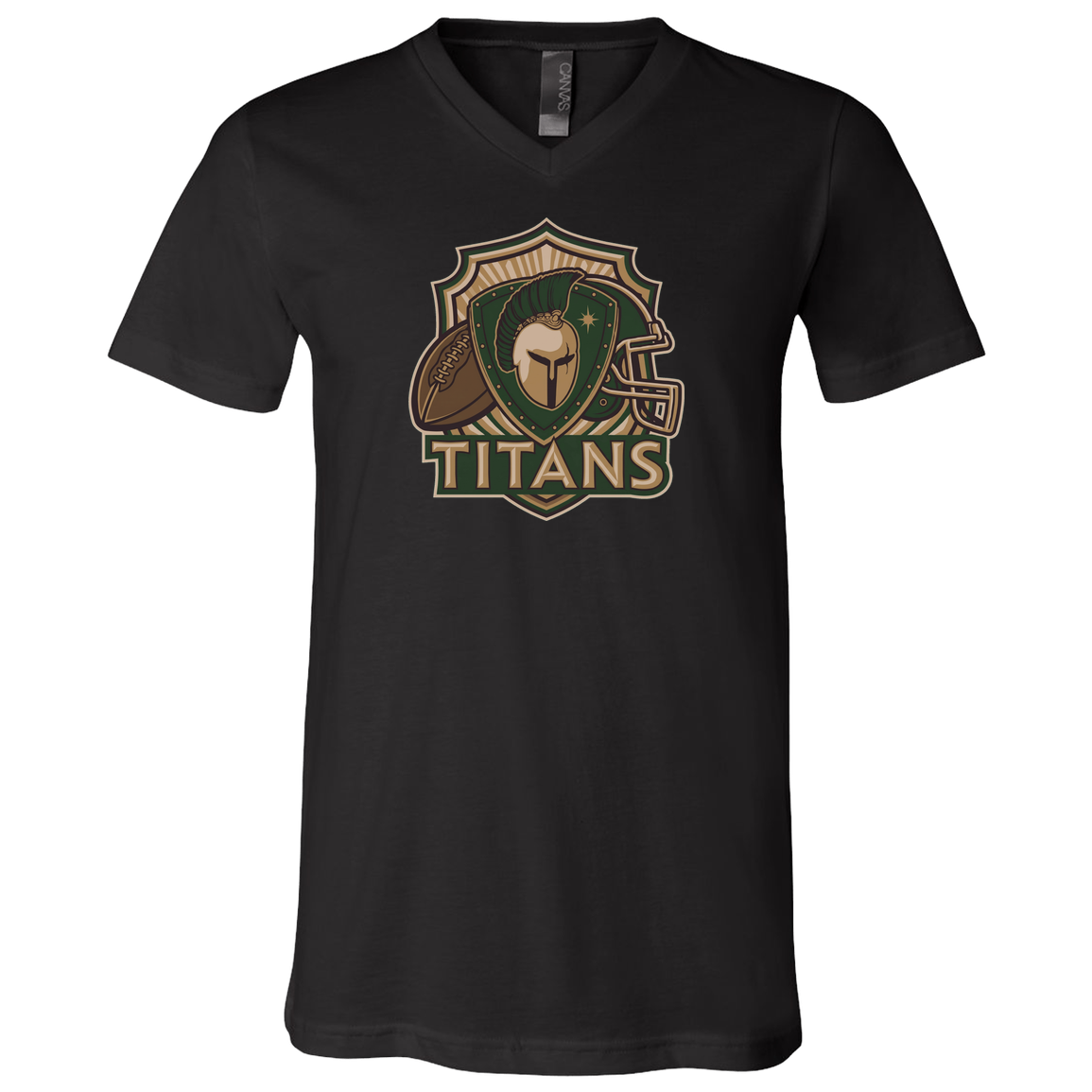tc-titans-football-crest-v2-bella-canvas-unisex-jersey-ss-v-neck-t-shirt — Black — Front — source sha256 44f67d1fe8fd87f409b240546044ea953b94ca929dfd598dc7bdb6e2df5ed4a5 — Color position 2
