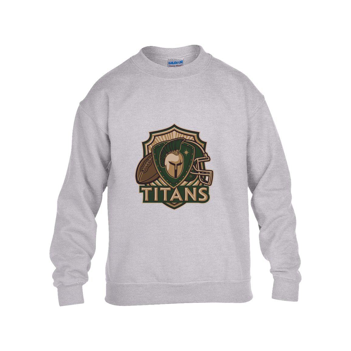tc-titans-football-crest-v2-gildan-kids-heavy-blend-fleece-crew — Grey — Front — source sha256 736b3917160fc9d7e62a550e7c78b1217420074f49242a6bd6000d4e05df7a78 — Color position 3
