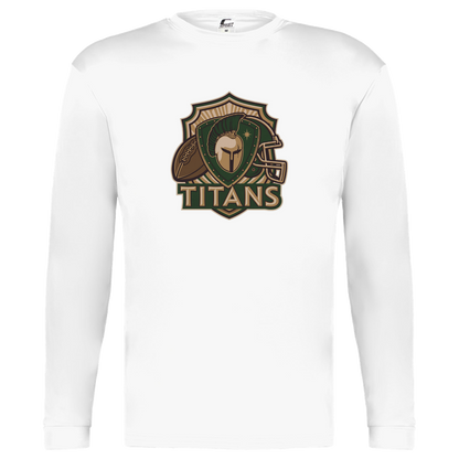 tc-titans-football-crest-v2-c2-kids-performance-long-sleeve-tee — White — Front — source sha256 876f093ce4ab8c4fa86b0fdfd5b816b03dd6077e821f82ed6a6f3280b7e14d27 — Color position 4