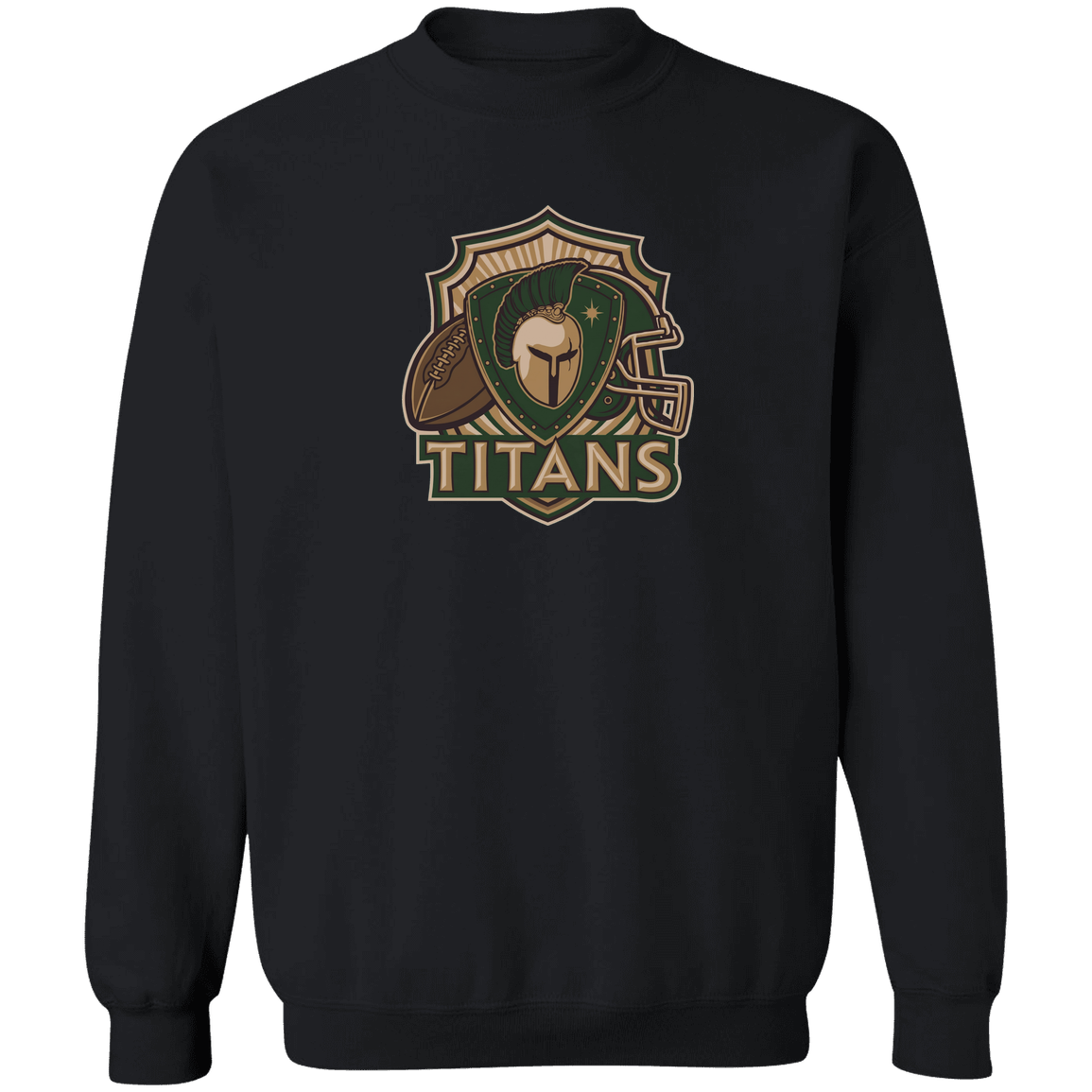 tc-titans-football-crest-v2-gildan-crewneck-pullover-sweatshirt — Black — Front — source sha256 db7b8399a39316a7bfdd42681a61827929ac4686c91b3d19c88ce259658aed87 — Color position 4