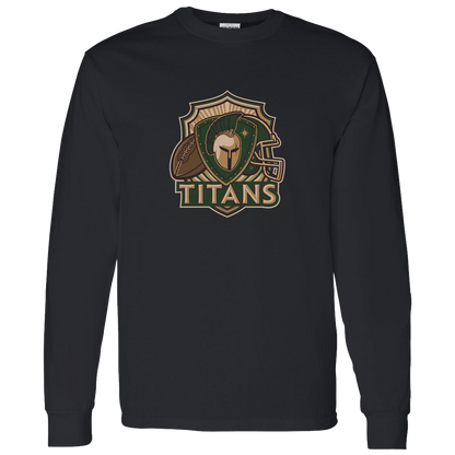 tc-titans-football-crest-v2-gildan-ls-t-shirt-5-3-oz — Black — Front — source sha256 e727a4da23708f1df765b23c0a82e18b298bbcf2e3058bef897d42f4b1fc69b1 — Color position 4