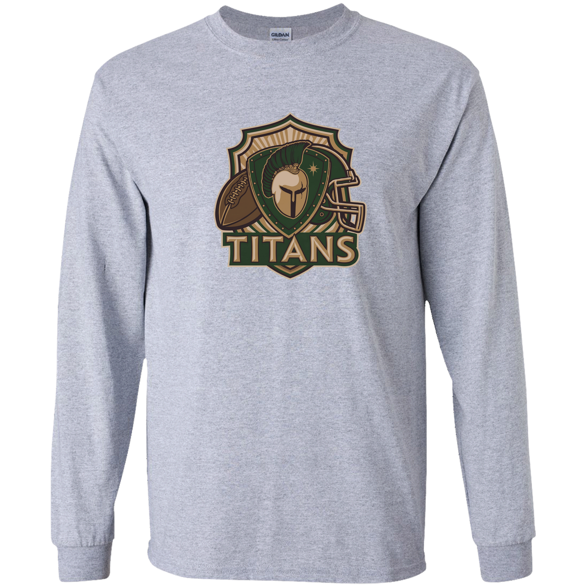 tc-titans-football-crest-v2-gildan-youth-ls-t-shirt — Sport Grey — Front — source sha256 fbb03f5143c27fe81012febee18abf4b32e6155c69dd7519b153565e4c14d672 — Color position 1
