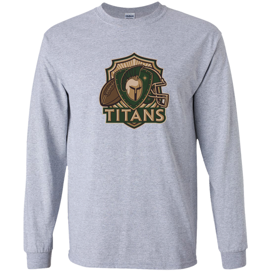 tc-titans-football-crest-v2-gildan-youth-ls-t-shirt — Sport Grey — Front — source sha256 fbb03f5143c27fe81012febee18abf4b32e6155c69dd7519b153565e4c14d672 — Color position 1