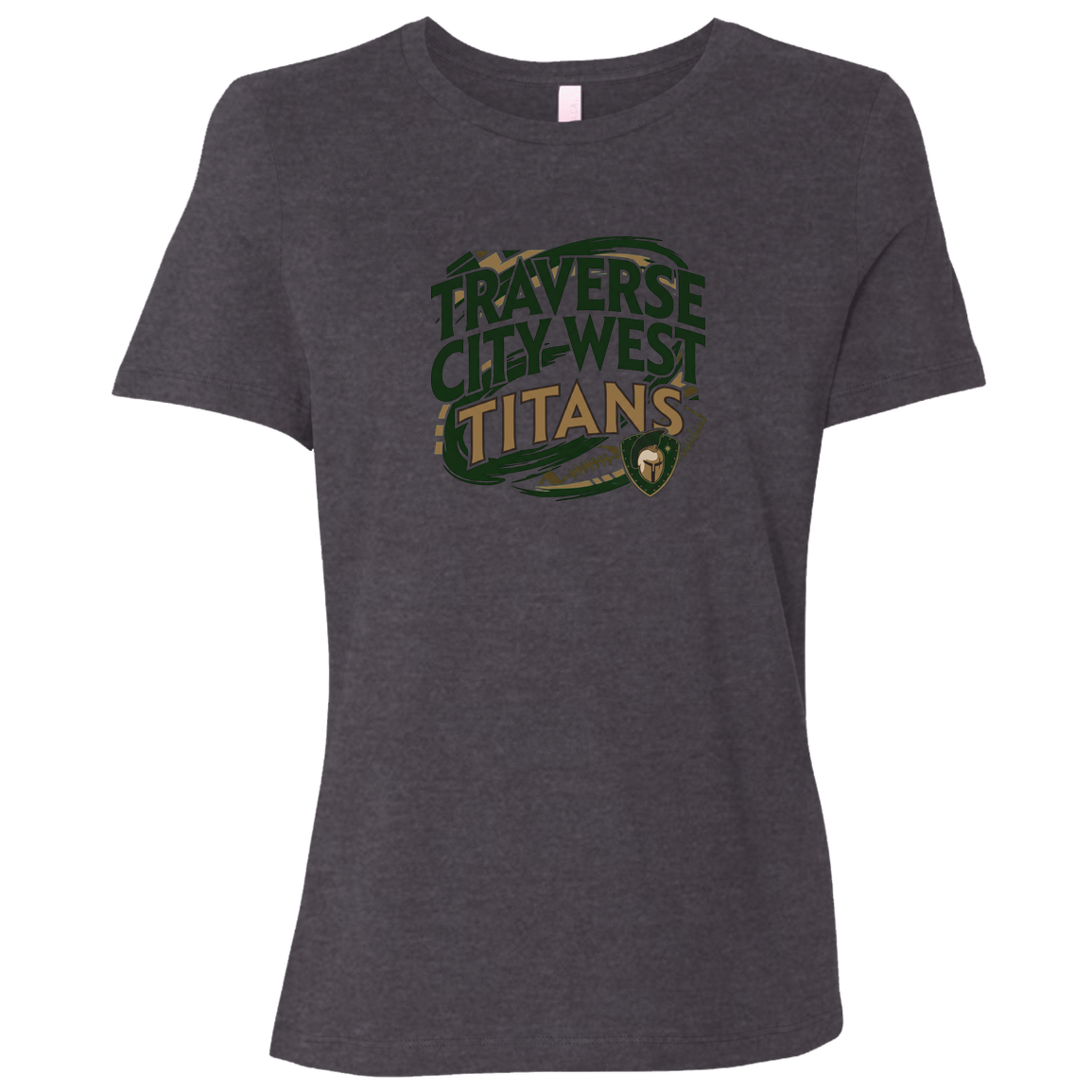 tc-titans-football-graphic-bella-canvas-ladies-relaxed-jersey-short-sleeve-t-shirt — Dark Grey Heather — Front — source sha256 356e27d13953df4ccd4ecb9b8e86e025a50d495d3b7be91449a0ded86bdc0fc7 — Color position 6