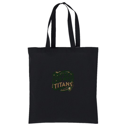 tc-titans-football-graphic-port-authority-core-cotton-tote — Deep Black — Front — source sha256 956341028d05fad8c40b3db2dea60c0e4924c608c367153c577153be4fb6221f — Color position 1