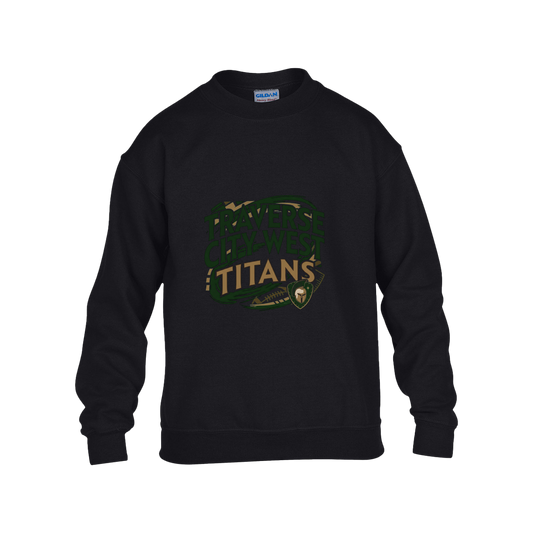 tc-titans-football-graphic-gildan-kids-heavy-blend-fleece-crew — Black — Front — source sha256 b7300fc025b379d2e69426742a311ad61e6a7de5c31efe19c4e2a55e47fdf585 — Color position 1