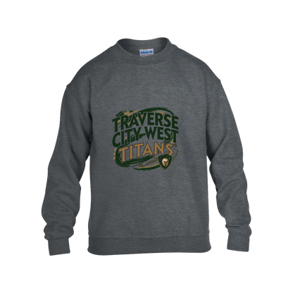 tc-titans-football-graphic-gildan-kids-heavy-blend-fleece-crew — Dark Heather — Front — source sha256 d7e48829707dacbc9f20578486804b79b0beed0f2d4d649300e31b99862f499b — Color position 2