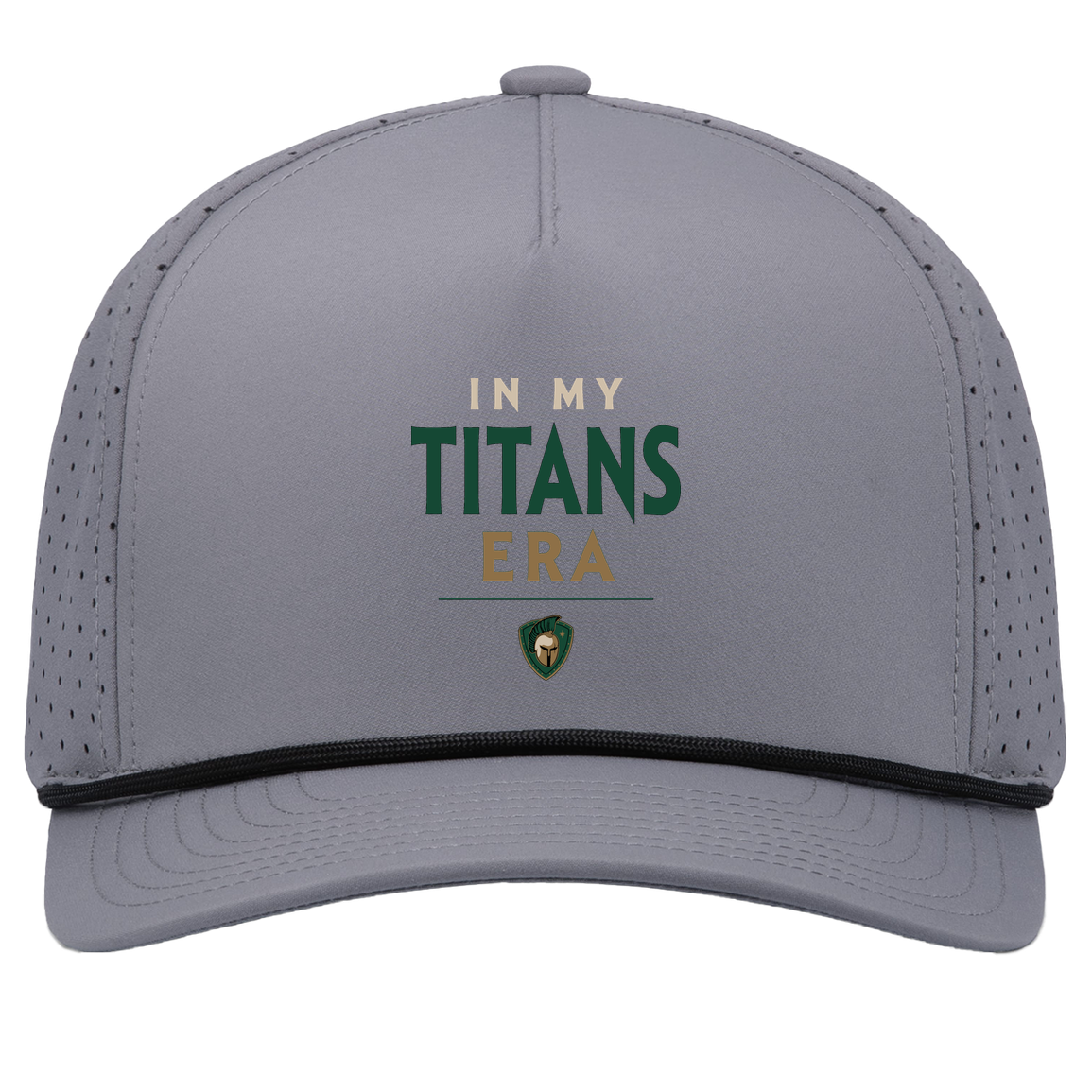 tc-titans-in-my-titans-era-pacific-headwear-weekender-perforated-snapback-cap — Graphite/Black — Front — source sha256 08ba84edb08110bd048fef9f01c6d2f45dea18fb0ceca835c2efffe4968a0a10 — Color position 3