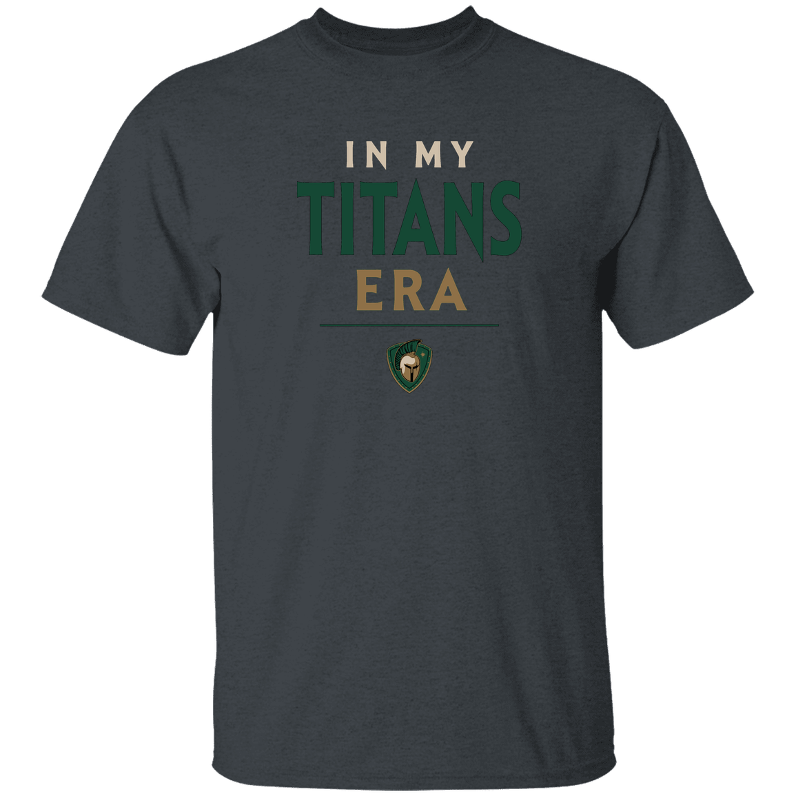 tc-titans-in-my-titans-era-gildan-youth-5-3-oz-100-cotton-t-shirt — Dark Heather — Front — source sha256 32e78f974110fc8df85e5db71150381c14935426461a3b0ac47875a0aff50ff5 — Color position 4