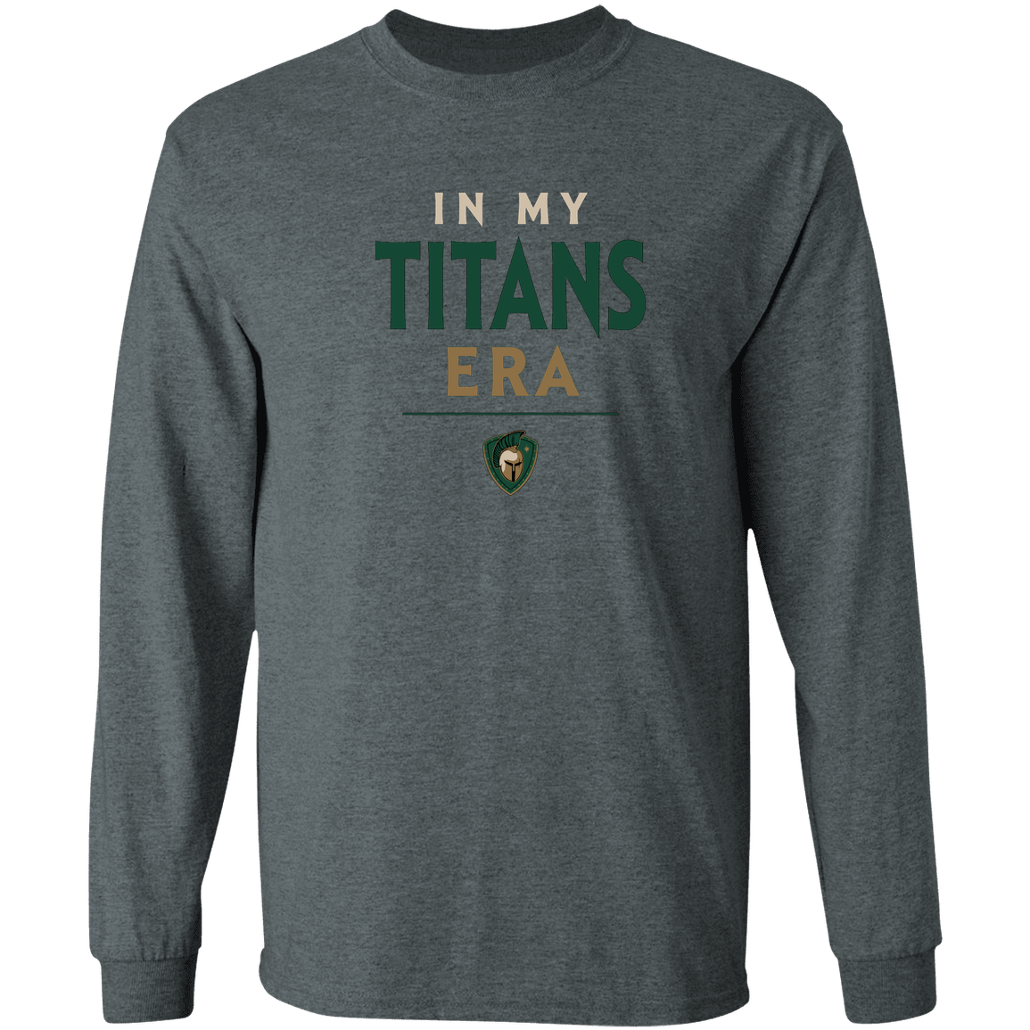 tc-titans-in-my-titans-era-gildan-ls-t-shirt-5-3-oz — Dark Heather — Front — source sha256 5f45cc6fd96eec2505145bc723cb681d72a23ed2756e8565fb336dd1b0cc89c1 — Color position 2