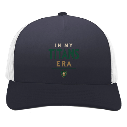 tc-titans-in-my-titans-era-pacific-headwear-5-panel-trucker-snapback-cap — Navy/White — Front — source sha256 9080f99a7297e16e68fee5d3966be1dafe9f1b755c865f568cc66a2106cbf814 — Color position 1