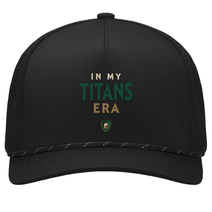 tc-titans-in-my-titans-era-pacific-headwear-weekender-perforated-snapback-cap — Black/Black — Front — source sha256 969c934af99999ced186108f6d406748c7b3e9a7a5219e84368d15197eae35e2 — Color position 1