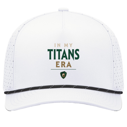 tc-titans-in-my-titans-era-pacific-headwear-weekender-perforated-snapback-cap — White/Black — Front — source sha256 b24b898c23ef1fc90640ad3c3927695a484f4f3923a3c69f5321c5586b559ec8 — Color position 7