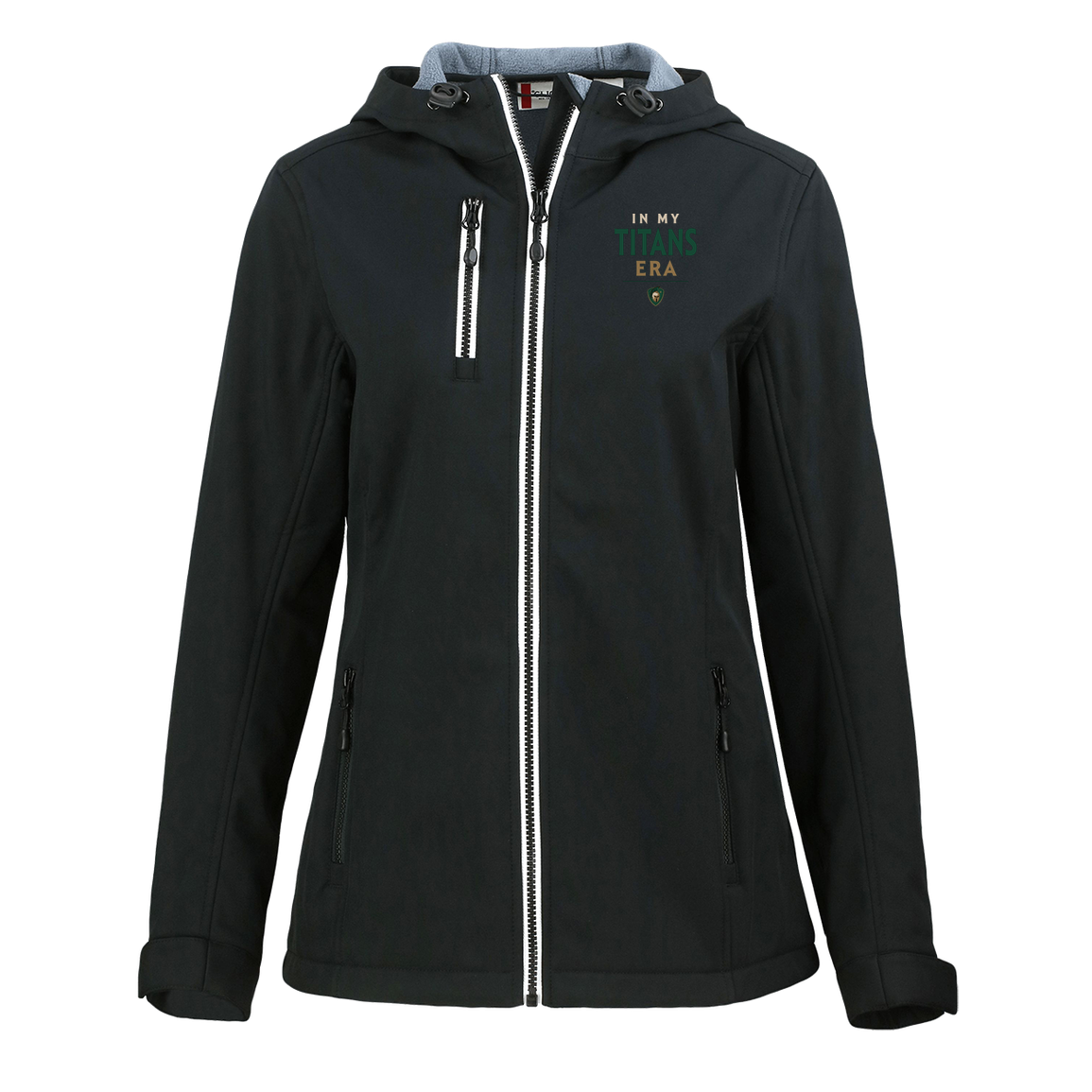tc-titans-in-my-titans-era-clique-womens-eco-stretch-softshell-jacket — Black — Front — source sha256 b4101192f5c23bc0d3e9098a974f67700efa154eac477f7bb65375d2f9e49e1e — Color position 1