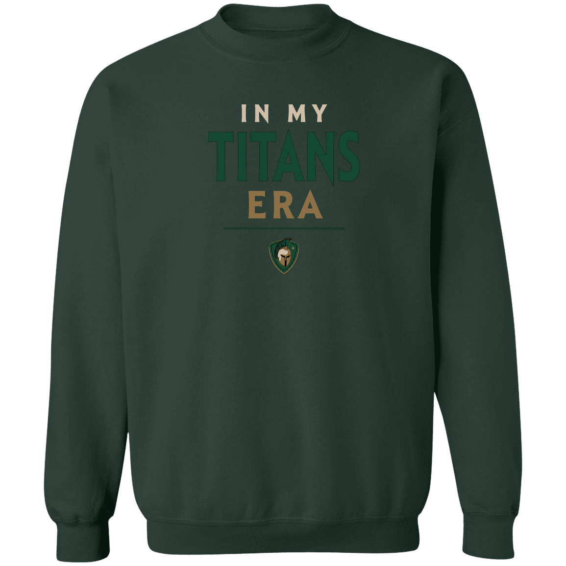 tc-titans-in-my-titans-era-gildan-crewneck-pullover-sweatshirt — Forest Green — Front — source sha256 c3dfbf9729459abecbe5f6d9a4c9510a28af3b4d0c91d6b4ba1192f4238d53ce — Color position 7