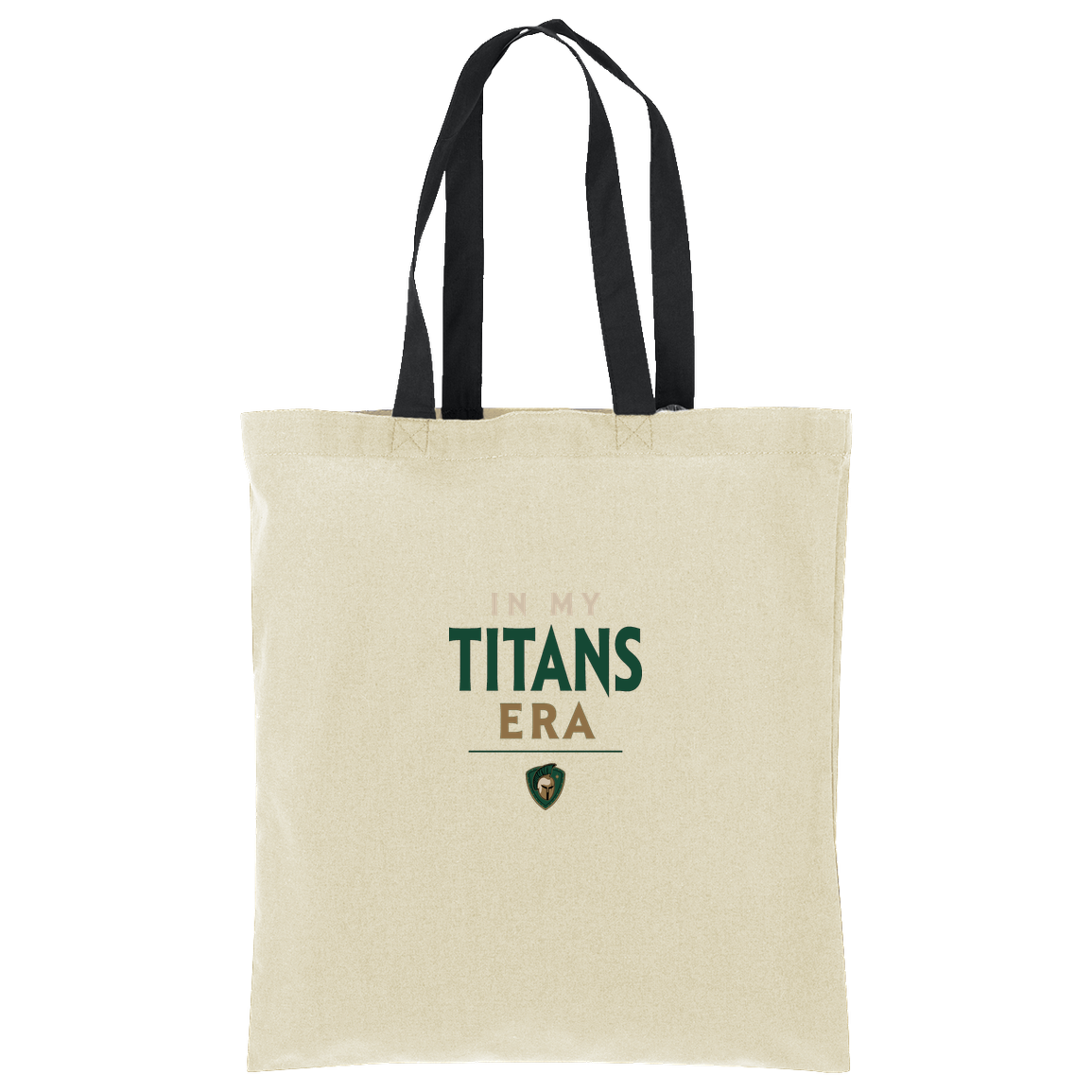 tc-titans-in-my-titans-era-port-authority-core-cotton-tote — Natural/Deep Black — Front — source sha256 ca6b39e0ce97a14e90dfa608d0191cdb4cafddc2171180ea0a5a010f9d8e62d0 — Color position 3