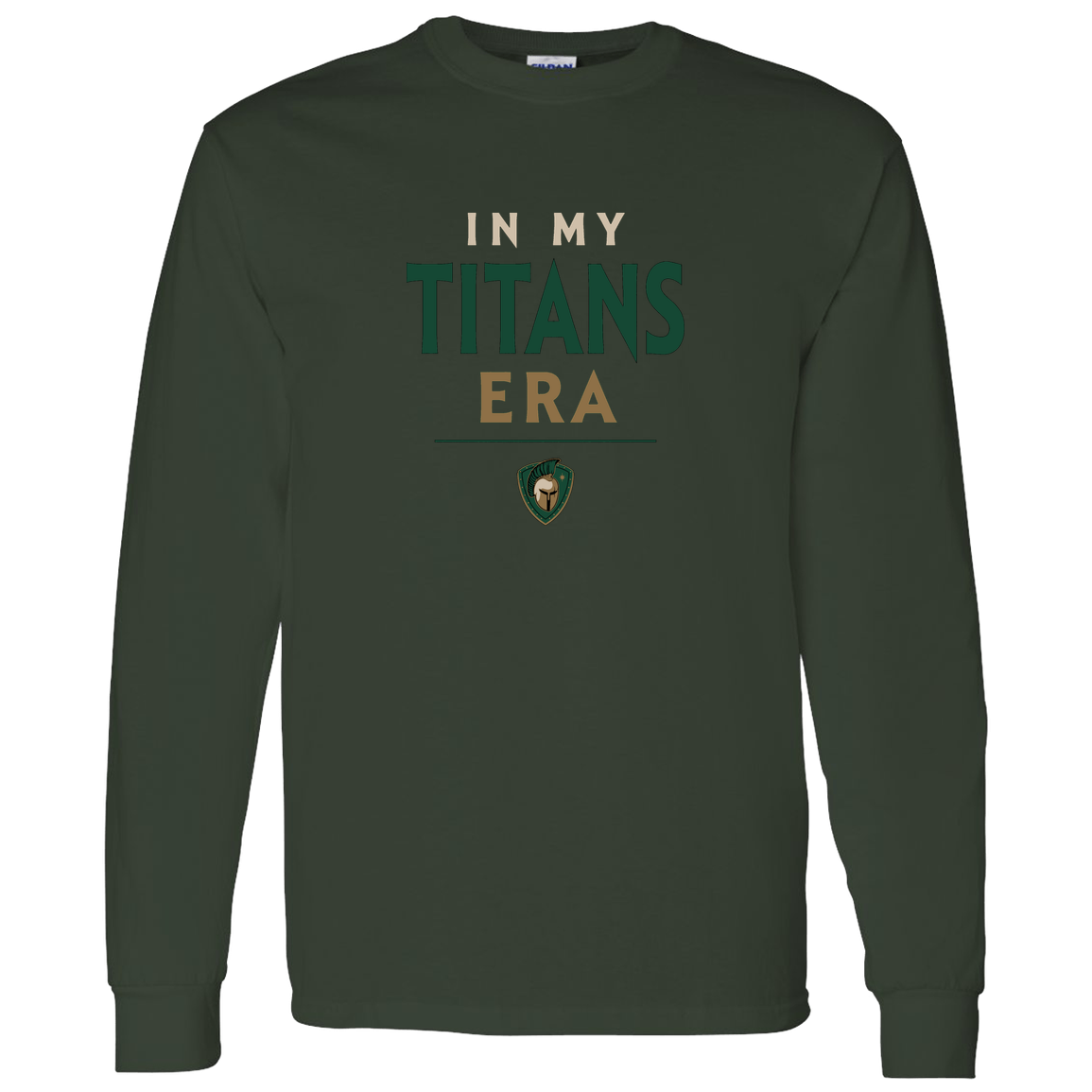 tc-titans-in-my-titans-era-gildan-ls-t-shirt-5-3-oz — Forest Green — Front — source sha256 d16aec53fd6924acec234fe94dc4a3242f11e70fe0c08beb40aa8d51b40952e0 — Color position 6