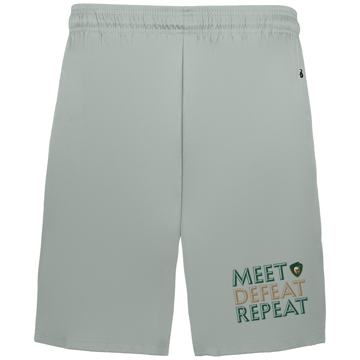 tc-titans-meet-defeat-repeat-badger-adult-b-core-7-inch-short-with-pockets — Silver — Front — source sha256 248bf781368b258da55255f21e9e4f8f766cae990400b74f94d4cd09c07c141c — Color position 3