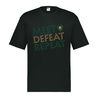 tc-titans-meet-defeat-repeat-c2-mens-performance-short-sleeve-tee — Black — Front — source sha256 2e541416ba5c96cf1f1158e45094f8df6007aa96876019b659d6d937c2cd99aa — Color position 1