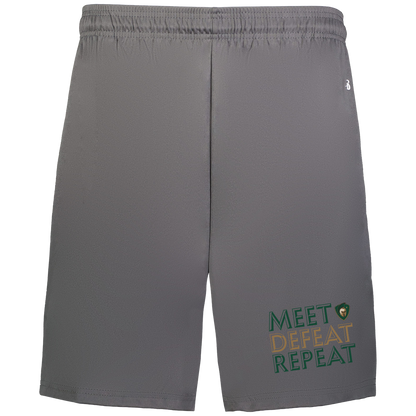 tc-titans-meet-defeat-repeat-badger-adult-b-core-7-inch-short-with-pockets — Graphite — Front — source sha256 61610a5a0a3479d35ca91f7da85eb1a5473201249d1e35018147977431961b14 — Color position 2