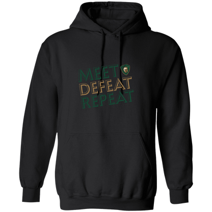 tc-titans-meet-defeat-repeat-gildan-pullover-hoodie — Black — Front — source sha256 76328f412fc4cbecbd1331cdc6149bff684801914587040bce0ed22b225a71b8 — Color position 5