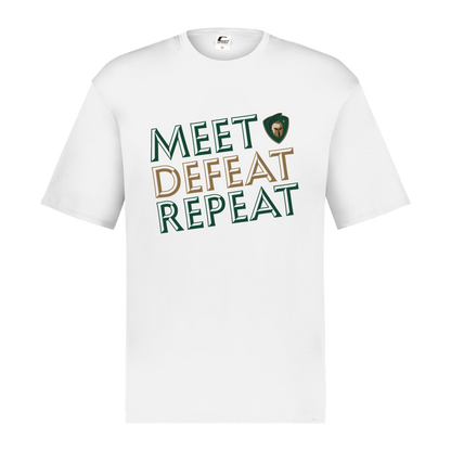tc-titans-meet-defeat-repeat-c2-mens-performance-short-sleeve-tee — White — Front — source sha256 7e55e155039f2f54aec713a489045e80f75d9dd223e012bb67ffba8fdd4d357a — Color position 4