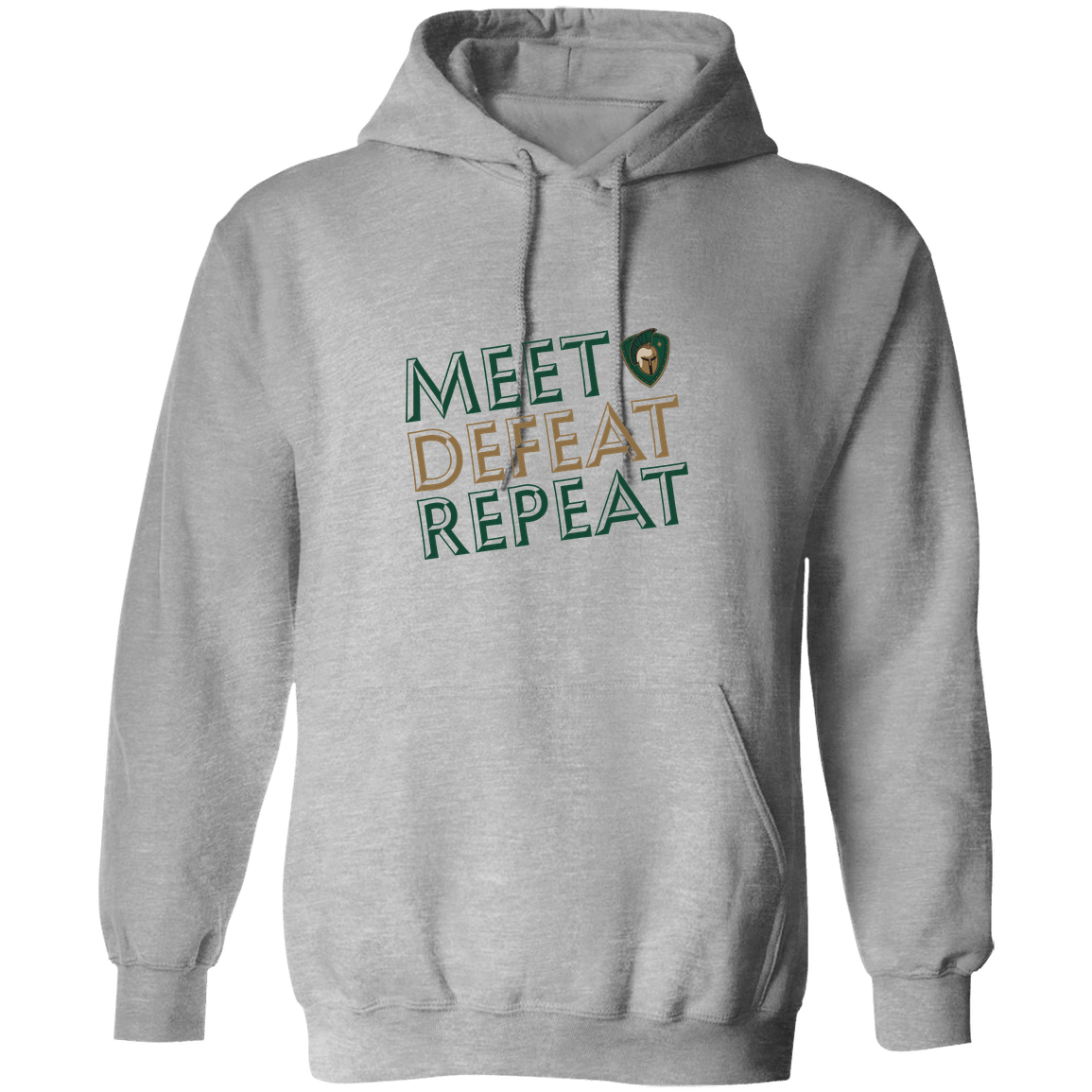 tc-titans-meet-defeat-repeat-gildan-pullover-hoodie — Sport Grey — Front — source sha256 cbc713c9be89aed5acb0d8a00d9d84dd952befb40ea566096945ba72685b2458 — Color position 2