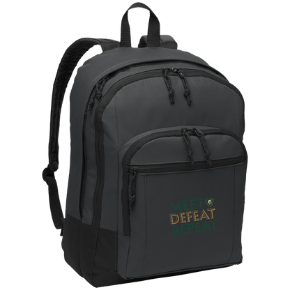 tc-titans-meet-defeat-repeat-port-authority-basic-backpack — Dark Charcoal — Front — source sha256 dcb426675cc39ceba60665a41e40e68776ae5b7dc78309ab4e6cb738cbd171ec — Color position 2
