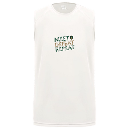 tc-titans-meet-defeat-repeat-badger-b-core-sleeveless-performance-tee — White — Front — source sha256 ed4098edebf9b08fd5aa44f650f39ca278d9c1ebf1296317e5580828d01eafbe — Color position 4