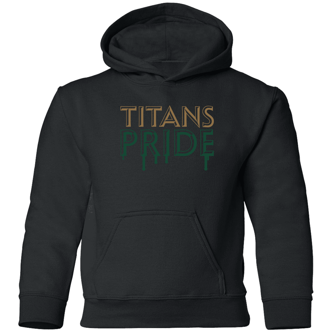 tc-titans-pride-drip-gildan-youth-pullover-hoodie — Black — Front — source sha256 91d5c759ab3da966beb1cee4fdcac0368d13e50899041ccc851c9c63f66f34b9 — Color position 3
