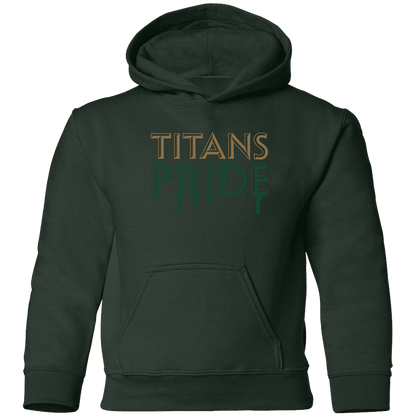 tc-titans-pride-drip-gildan-youth-pullover-hoodie — Forest Green — Front — source sha256 caa7ebdd7375490f8b6b5ff8f14f18db7364bfd46f8ad08163f8f371cfb4b2ca — Color position 5