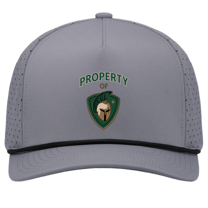 tc-titans-property-of-titans-pacific-headwear-weekender-perforated-snapback-cap — Graphite/Black — Front — source sha256 1a7bdc2d7f7b97f585ad0e147203049d20bbfa1fba5a7ce5799f188fb239c27d — Color position 3
