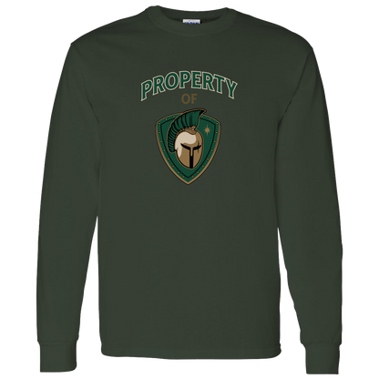 tc-titans-property-of-titans-gildan-ls-t-shirt-5-3-oz — Forest Green — Front — source sha256 2a89a5f4519b29a687e80b2f68d47c5f5d13773a8cf2de27988e81fb5d0575aa — Color position 6