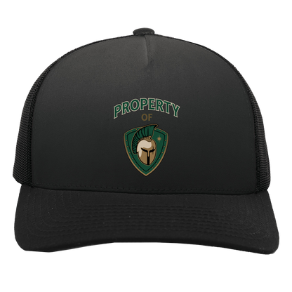 tc-titans-property-of-titans-pacific-headwear-5-panel-trucker-snapback-cap — Black/Black — Front — source sha256 5ca6bb66a7a181247e18fada5268c6c6ad0af35fb976f9bef8e2119989c378d6 — Color position 3
