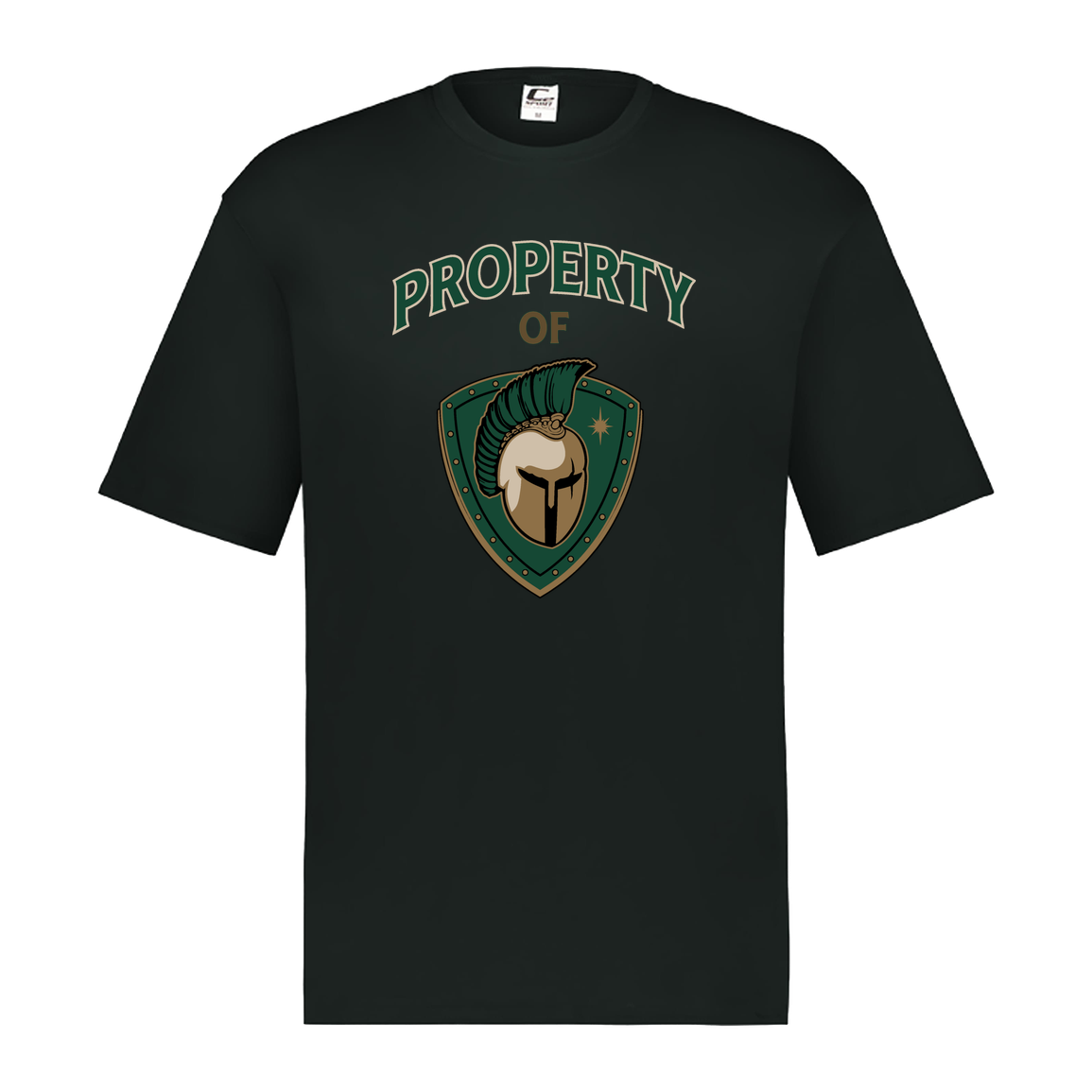 tc-titans-property-of-titans-c2-mens-performance-short-sleeve-tee — Black — Front — source sha256 5cce514d540579222a0411769a438c9f82d08581ea4a6eb0e4d9cc9a622d1010 — Color position 1