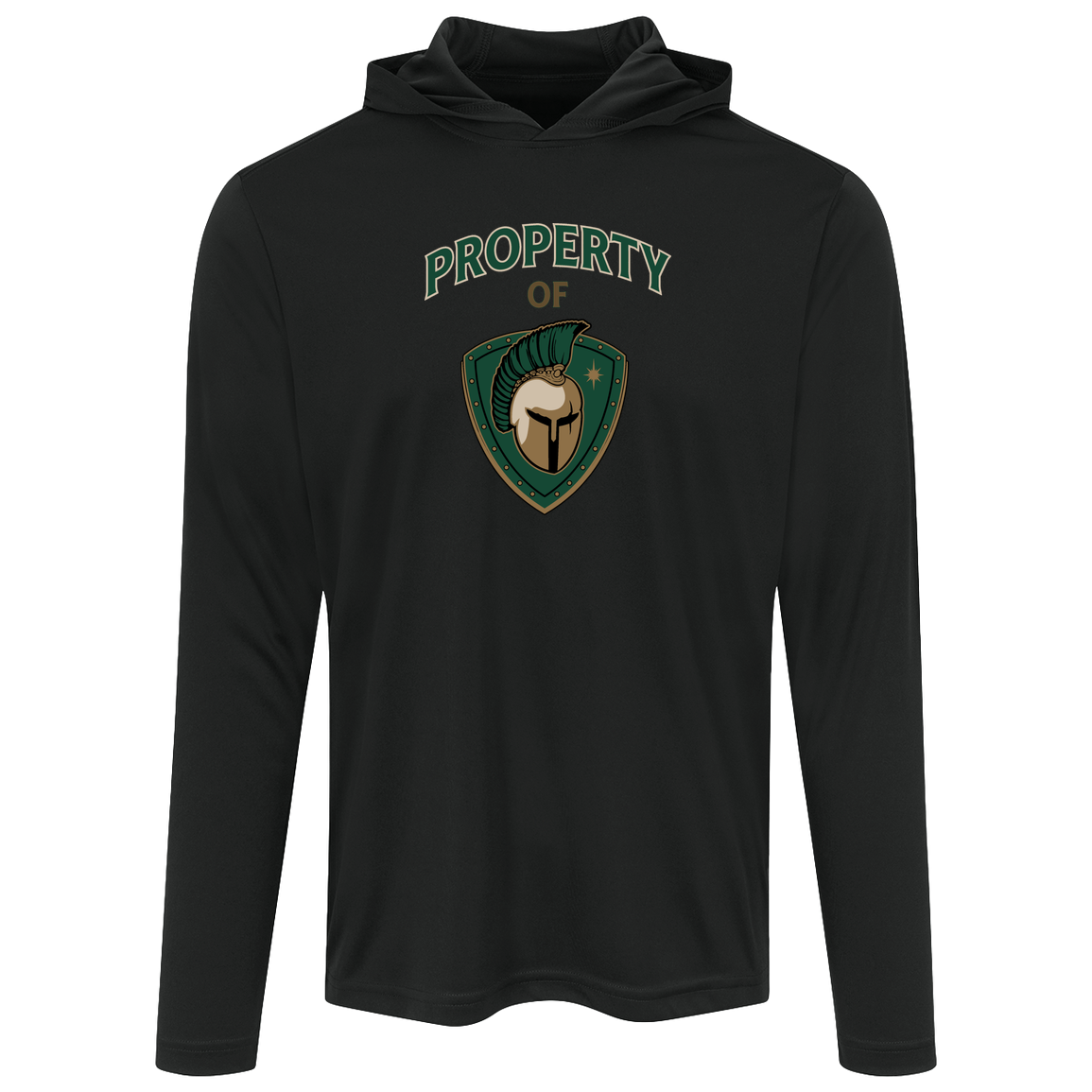 tc-titans-property-of-titans-sport-tek-mens-competitor-hooded-tee — Black — Front — source sha256 7c8b9d310d93f1a35bf9d4c1b8592ddf025214f1a67cd326319466368b06b8b8 — Color position 1